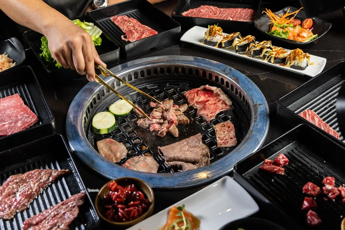 Wagyu served on plate